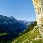 Äscher beim Wildkirchli, Alpstein mit Marwees